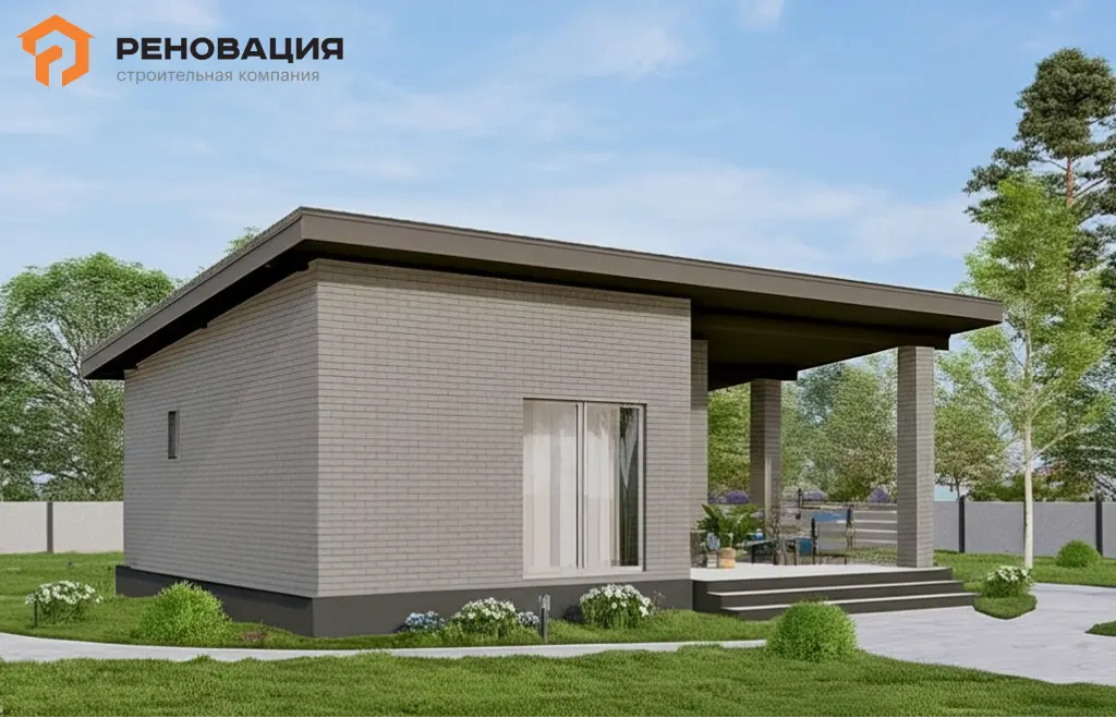 Проект бани, 30 м2